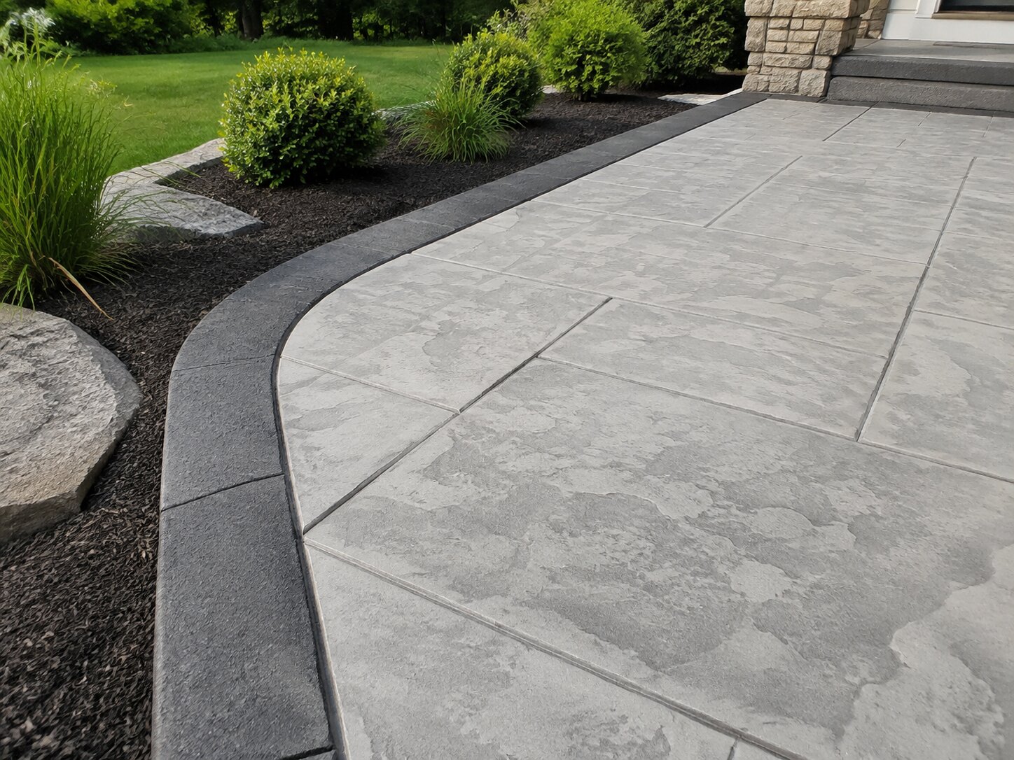 Original concrete project portfolio example for Long Neck homeowners